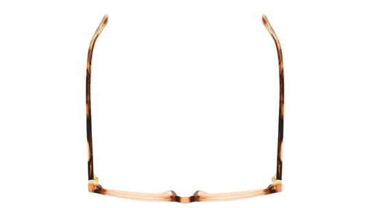 Lunettes de vue Siralya Femme Marron Carré Sir2506 Dessus