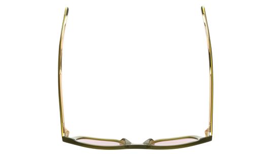Lunettes de soleil Signature Krys Femme Vert Carré Skj2531-F Dessus