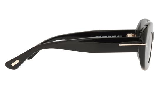 Lunettes de soleil Tom Ford Femme Noir Rectangle Ft1345 Droite