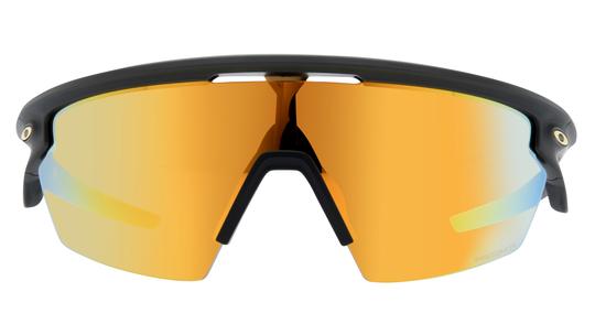 Lunettes de soleil Oakley Mixte Noir Rectangle OO9403 Face