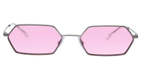 Lunettes de soleil Ray-Ban Mixte Gris Rectangle RB3728 Face