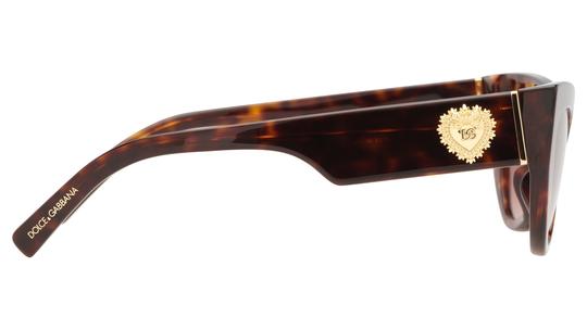 Lunettes de soleil Dolce&Gabbana Femme Écaille Papillon dg4536 Droite