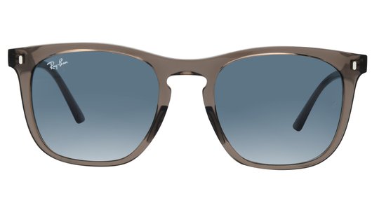 Lunettes de soleil Ray-Ban Mixte Transparent Carré RB2210 Face