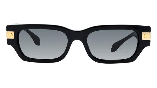 Lunettes de soleil Versace Homme Noir Rectangle VE4465 Face