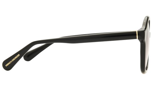 Lunettes de soleil French Disorder Femme Noir Carré Fd2504/S Droite