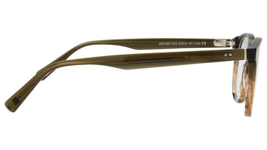 Lunettes de vue L'Atelier du Faubourg Homme Vert Carré Adf2601 Droite