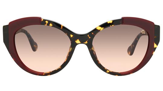Lunettes de soleil Etnia Barcelona Femme Écaille Papillon NILA Face