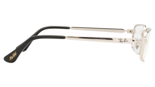 Lunettes de vue Ray-Ban Mixte Argent Rectangle Rx3927V Droite