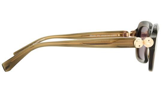 Lunettes de soleil Sandro Femme Vert Carré SD6102 Droite