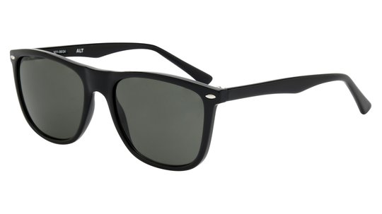 Lunettes de soleil Alternance Mixte Noir Wayfarer Alt25205 Trois-Quart