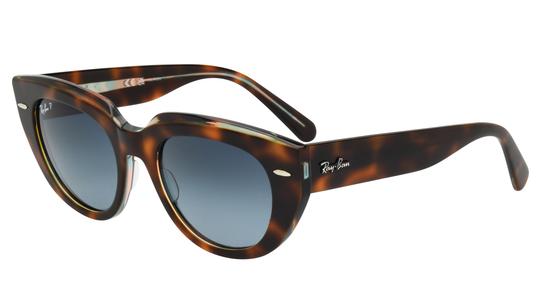 Lunettes de soleil Ray-Ban Femme Or Papillon RB2286 Trois-Quart