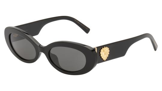 Lunettes de soleil Dolce&Gabbana Femme Noir Ovale dg4537 Trois-Quart