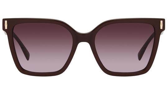 Lunettes de soleil Longchamp Femme Rouge Carré lo802s Face