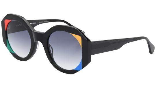Lunettes de soleil WOOW Femme Noir Carré Superolymp1 Trois-Quart