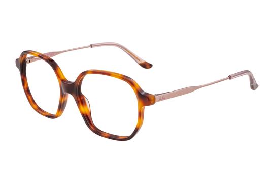 Lunettes de vue Lulu Castagnette  Écaille Carré LFAM117C59 Gauche