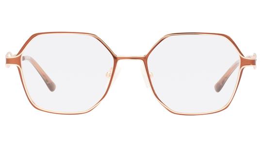 Lunettes de vue Baïa Femme Marron Carré Baa2608 Face
