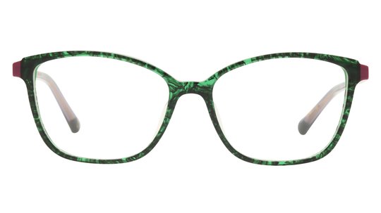 Lunettes de vue Etnia Barcelona Femme Vert Papillon Sajonia Face