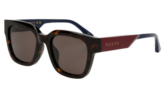 Lunettes de soleil Gucci Homme Écaille Carré GG1670SK Trois-Quart