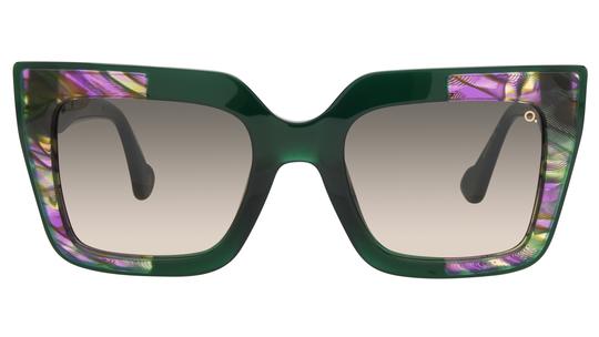 Lunettes de soleil Etnia Barcelona Femme Vert Rectangle electra Face