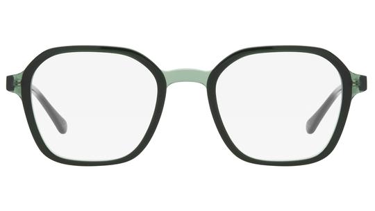 Lunettes de vue Signature Krys Homme Vert Carré Moj2607 Face