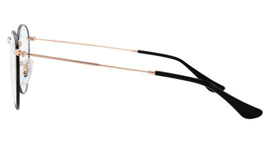 Lunettes de vue Ray-Ban Mixte Noir Ronde RX3447V Gauche