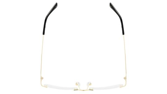 Lunettes de vue Vetyver Homme Or Rectangle ve2502h Dessus