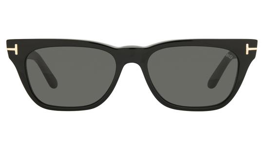 Lunettes de soleil Tom Ford Mixte Noir Rectangle FT1362 Face