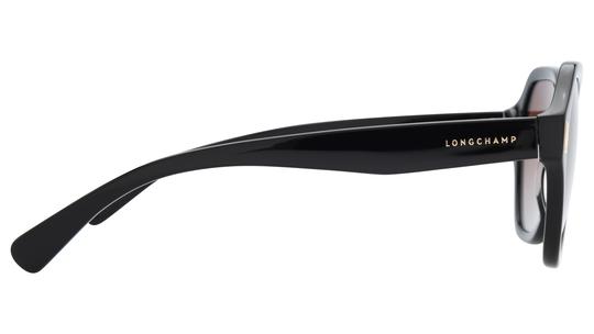 Lunettes de soleil Longchamp Femme Noir Ovale lo801s Droite