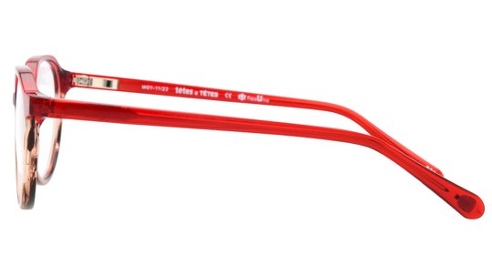 Lunettes de vue têtes à TETES Enfant Rouge Pantos Tat2407E+ Gauche