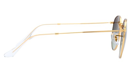 Lunettes de soleil Ray-Ban Homme Or Ronde RB3447 Droite