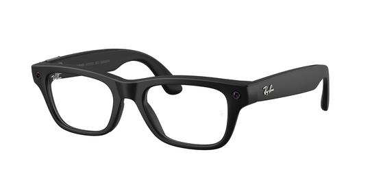 Lunettes de vue Ray-Ban Meta Mixte Noir Rectangle Rw7001 Droite