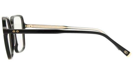 Lunettes de vue Signature Krys Femme Noir Carré Ml2501 Gauche