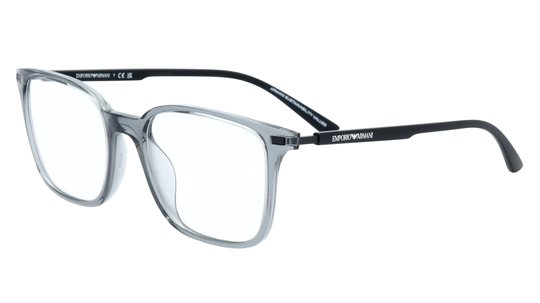 Lunettes de vue Emporio Armani Homme Gris Rectangle Ea3242U Trois-Quart