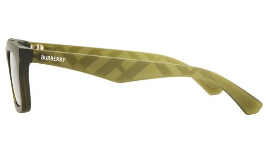 Lunettes de soleil Burberry Homme Vert Rectangle BE4475U Gauche