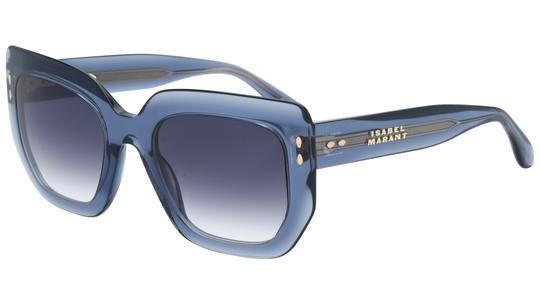 Lunettes de soleil Isabel Marant Femme Bleu Rectangle IM Trois-Quart