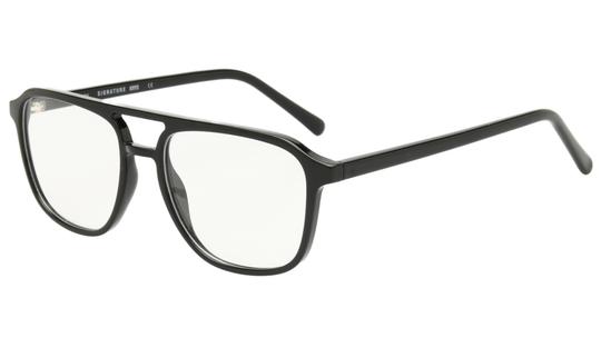 Lunettes de vue Krys Origine Homme Noir Aviateur Ess2502 Trois-Quart