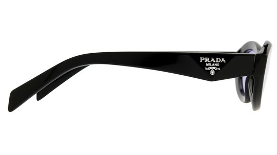 Lunettes de soleil Prada Femme Noir Rectangle Pr26Zs Droite