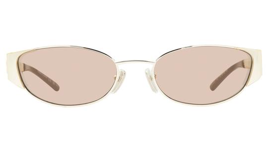 Lunettes de soleil Gucci Femme Argent Ovale Gg2197S Face