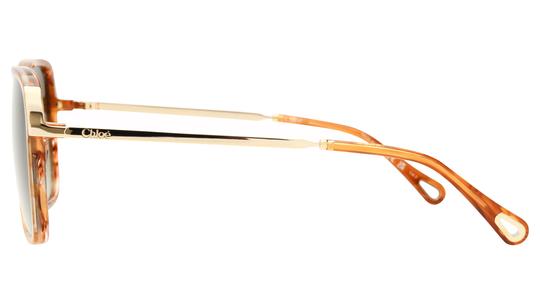 Lunettes de soleil Chloé Femme Écaille Carré Ch0405S Gauche