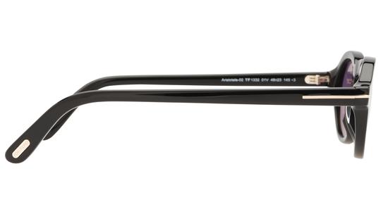 Lunettes de soleil Tom Ford Homme Noir Ovale Ft1332 Droite