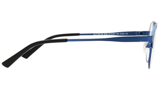 Lunettes de vue Alternance Enfant Bleu Ronde Alt25118 Droite