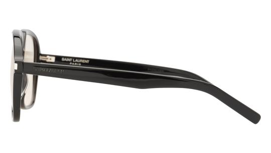 Lunettes de soleil Saint Laurent Femme Noir Aviateur Sl545 Gauche