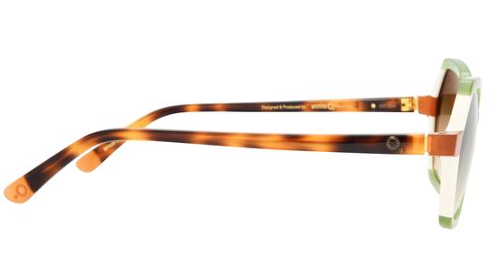 Lunettes de soleil Etnia Barcelona Femme Vert Angulaire les Droite
