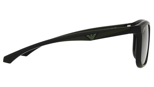 Lunettes de soleil Emporio Armani Homme Noir Rectangle EA4234U Droite