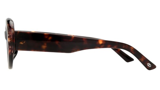 Lunettes de soleil Signature Krys Femme Écaille Ovale Skj2502-B Gauche