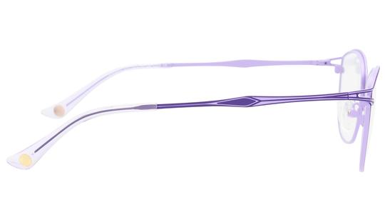 Lunettes de vue Baïa Femme Violet Papillon baa2601 Droite