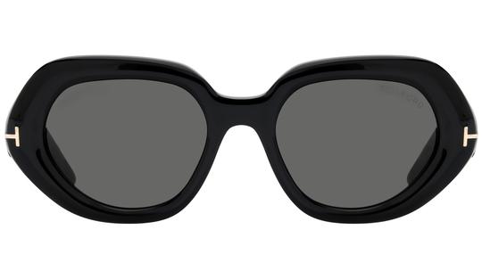 Lunettes de soleil Tom Ford Femme Noir Angulaire FT1317 Face