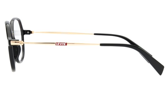 Lunettes de vue Levi's Femme Noir Carré Lv1073 Gauche