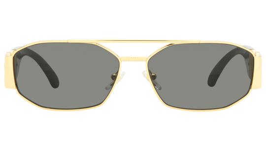 Lunettes de soleil Versace Homme Or Ovale VE2287 Face