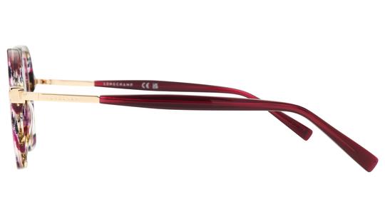 Lunettes de vue Longchamp Femme Violet Carré LO2782 Gauche
